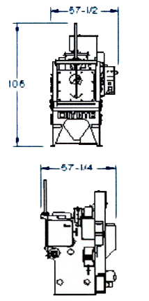 3 cubic foot air blast barrel dimensions